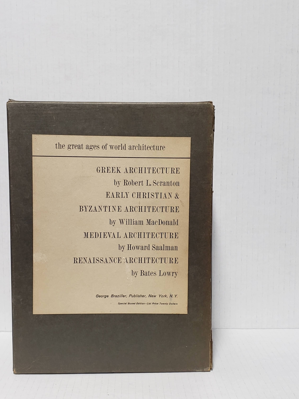 Medieval Architecture by Howard Saalman - Black Book with Gold Text** Used**
